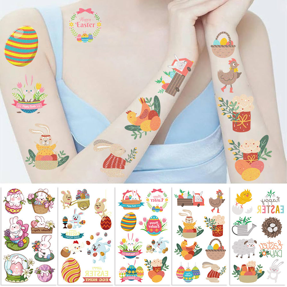 Wholesale 10pcs/pack Children's Easter Party Waterproof Disposable Tattoo Sticker